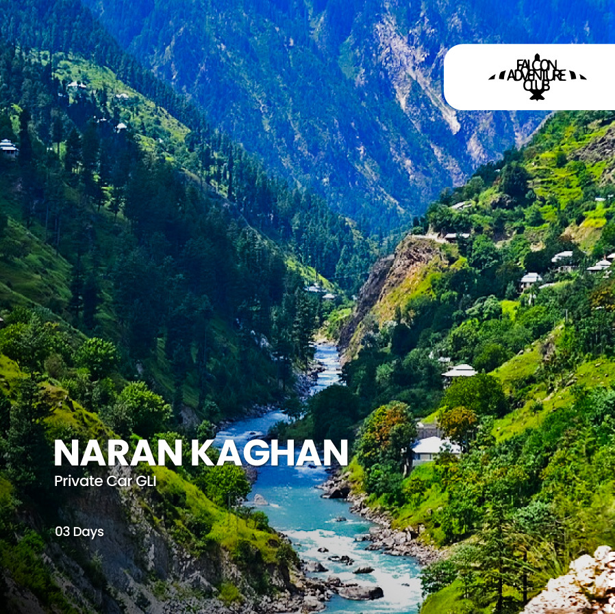 3 Days Naran Valley (02 Person Private Tour)