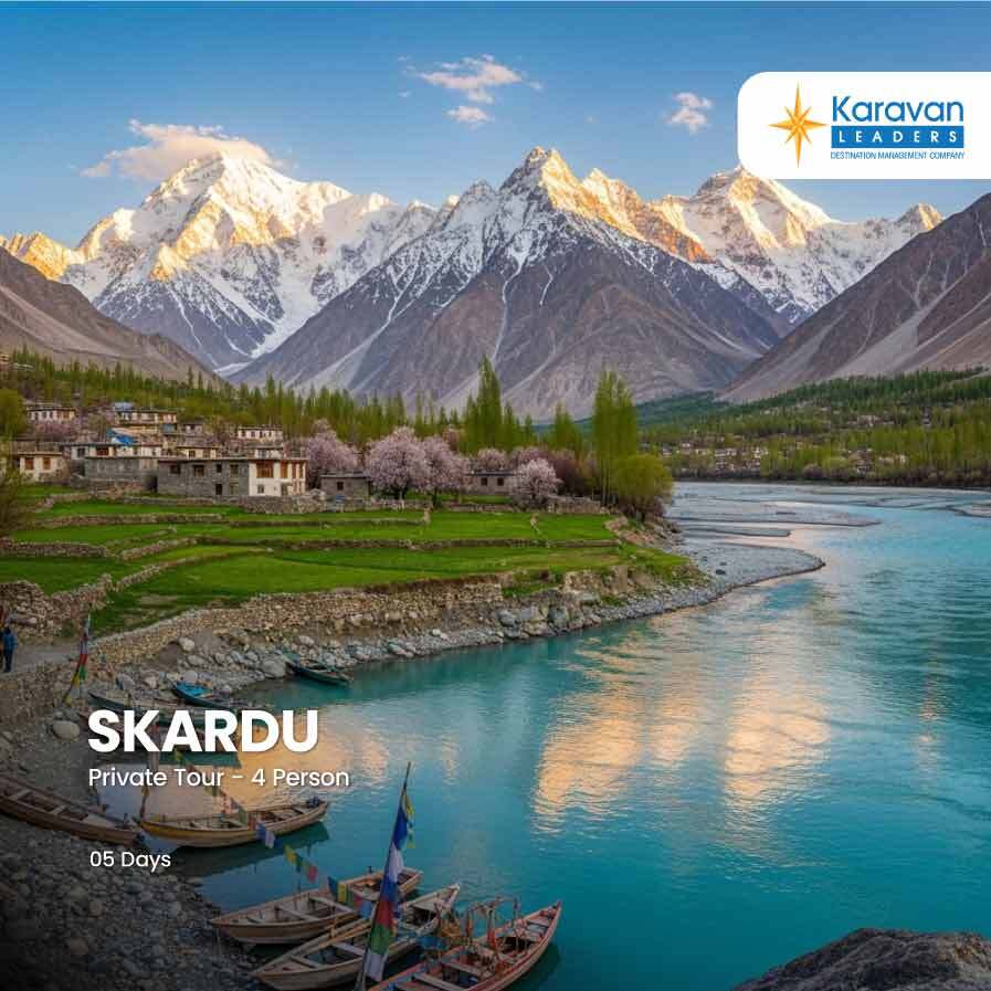 5 Days Trip Skardu (By Air) - 4 persons Private Tour